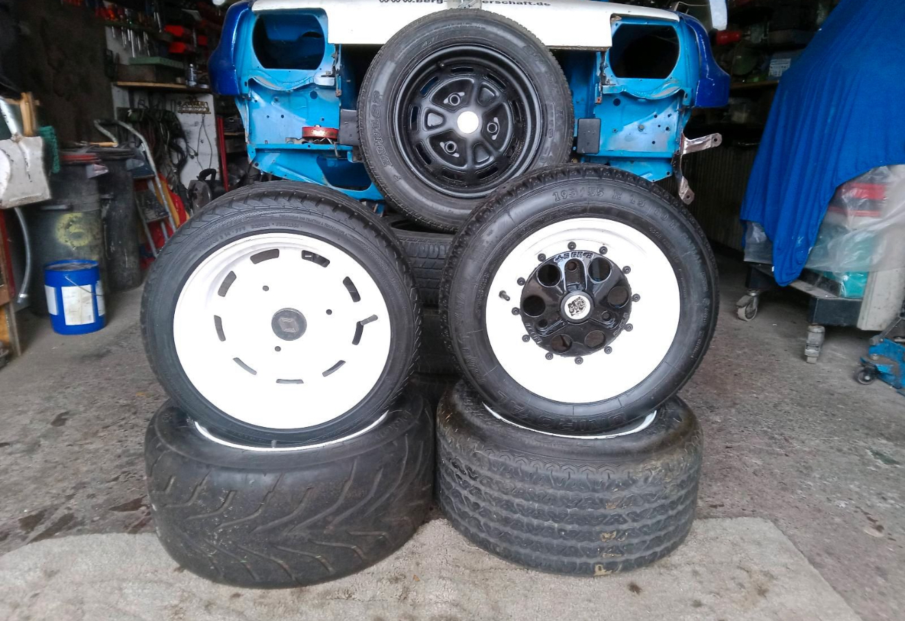 Jeu de jantes élargies Renault 16 TX – 7,5J & 8,5J en 14 pouces