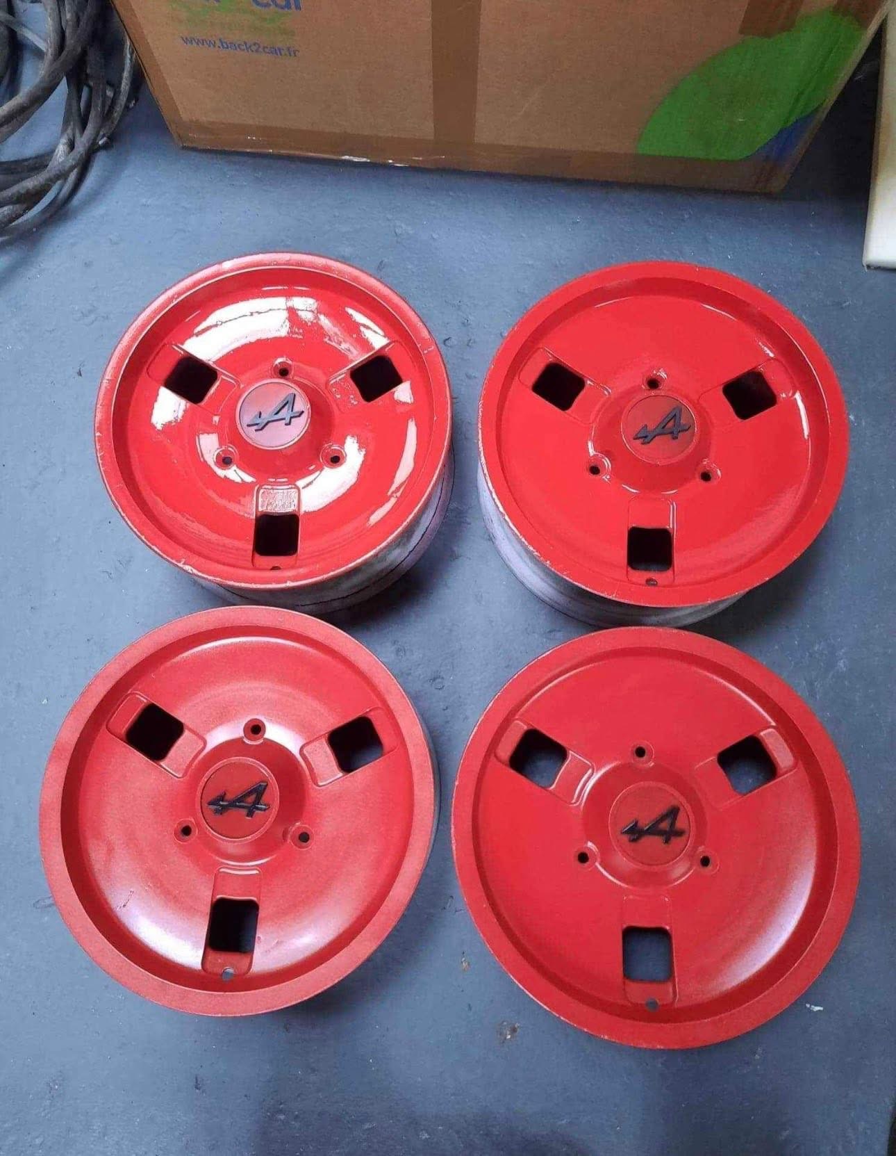  À VENDRE – Jantes Alpine restaurées + bobine