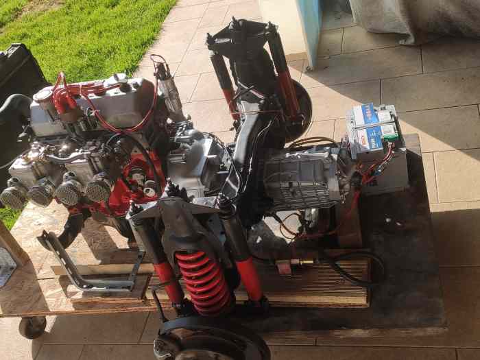 Ensemble complet Renault 8 Gordini – Train arrière + Moteur + Boîte